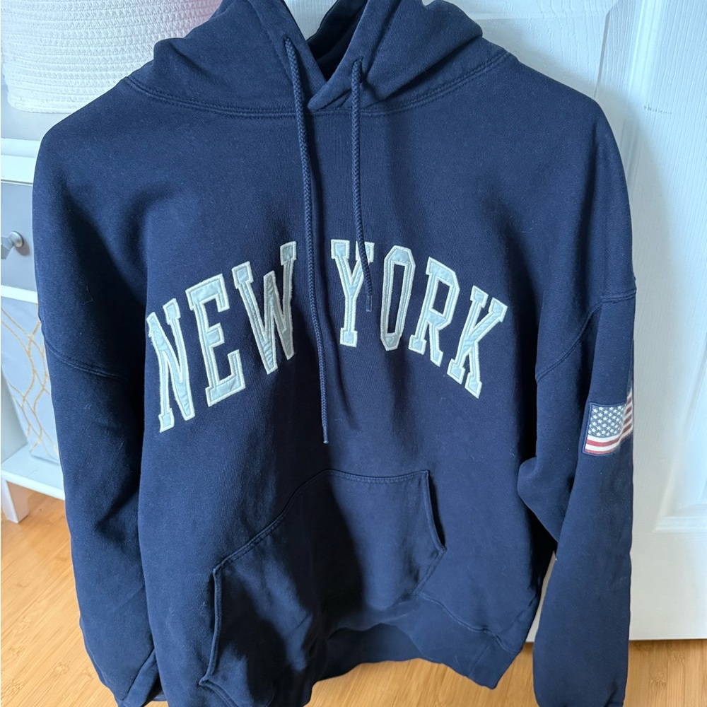 Navy Blue 'New York' Hoodie